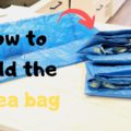 Practical example of how to fold the IKEA bag