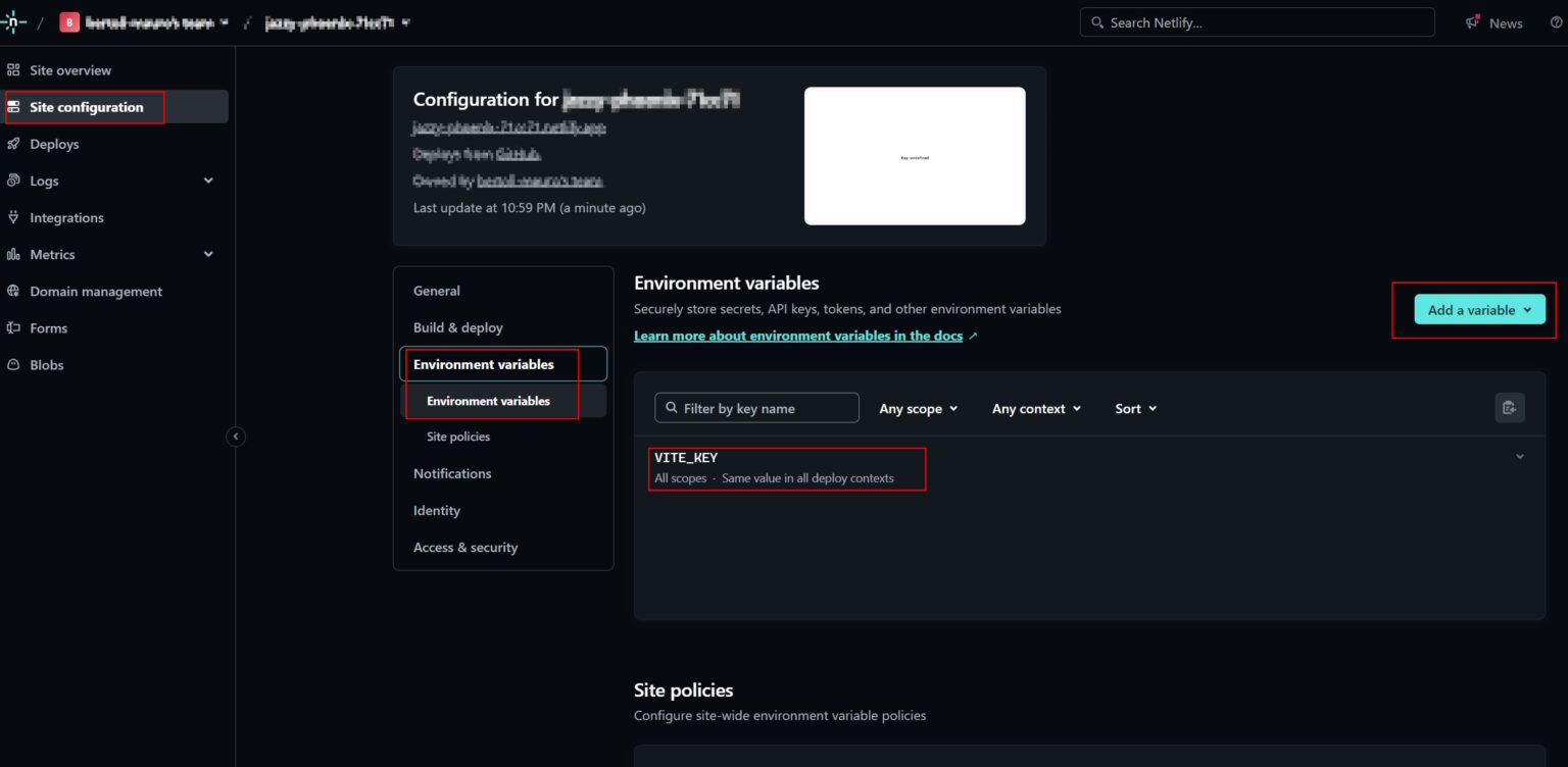 How to replace Environment variables with Netlify and Vite - Recensioni ...